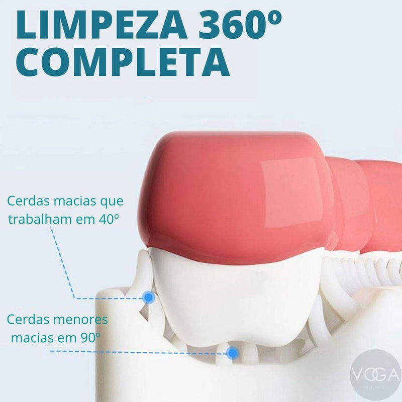 Escova de Dente Infantil 360 em Forma de U 2 a 6 Anos 6 a 12 anos